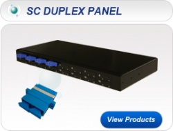 SC DPX 1U 19” Singlemode Fixed Patch Panel